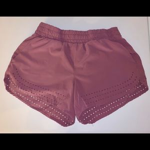 90 Degree Mauve Ventilated Light Weight Run Shorts
